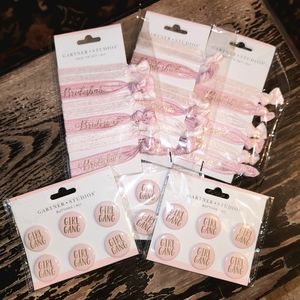Gartner Studios Bridal Hair Ties & Buttons Bundle NWT